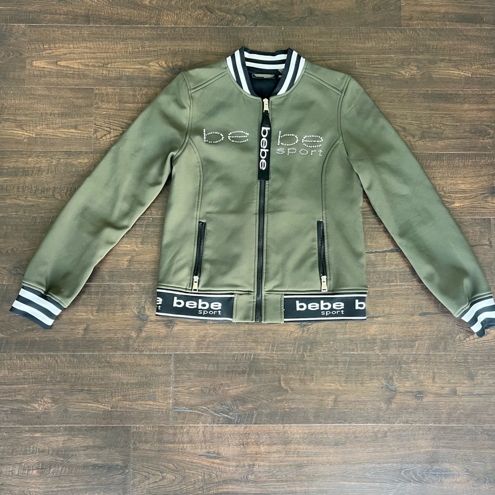 Bebe Khaki Green Sport Jacket